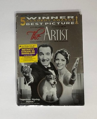 THE ARTIST DVD w SLIPCOVER JEAN DUJARDIN BERENICE BEJO SONY PICTURES 2012 SEALED