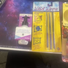 SCULPEY POLYMER CLAY ACCESORIES MOLDS TOLLS AND COLORING    BAG 53