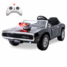 Fast Furious Dodge Charger 12v Kids Ride On Car Battery Powered Remote Control