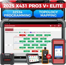 LAUNCH X431 PRO3S V+ ELITE Pro5 Car Diagnostic Tool ECU Coding J2534 Programming