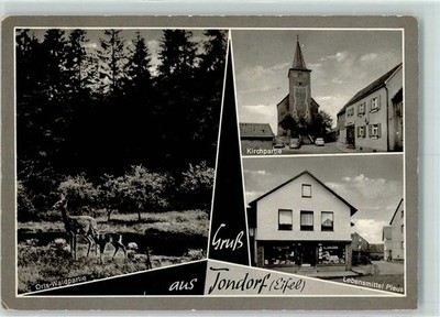 13145022 - 5376 Tondorf Orts-Waldpartie Reh Kitz Kirchpartie Lebensmittel Pleus