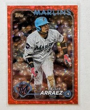 2024 Topps Series 1 Luisi Arraez Red Foil /199 #299 San Diego Padres