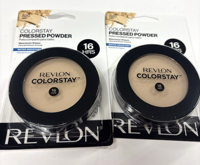 2 Pack (0.3 oz each) Revlon ColorStay Pressed Powder 16 hr 820 Light