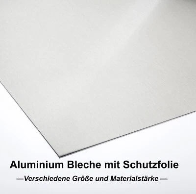 Aluminium Blech AlMg3 Stärke 0,5-5,0mm Alu Zuschnitt nach Ihrem Maß Alublech - Bild 1 von 3