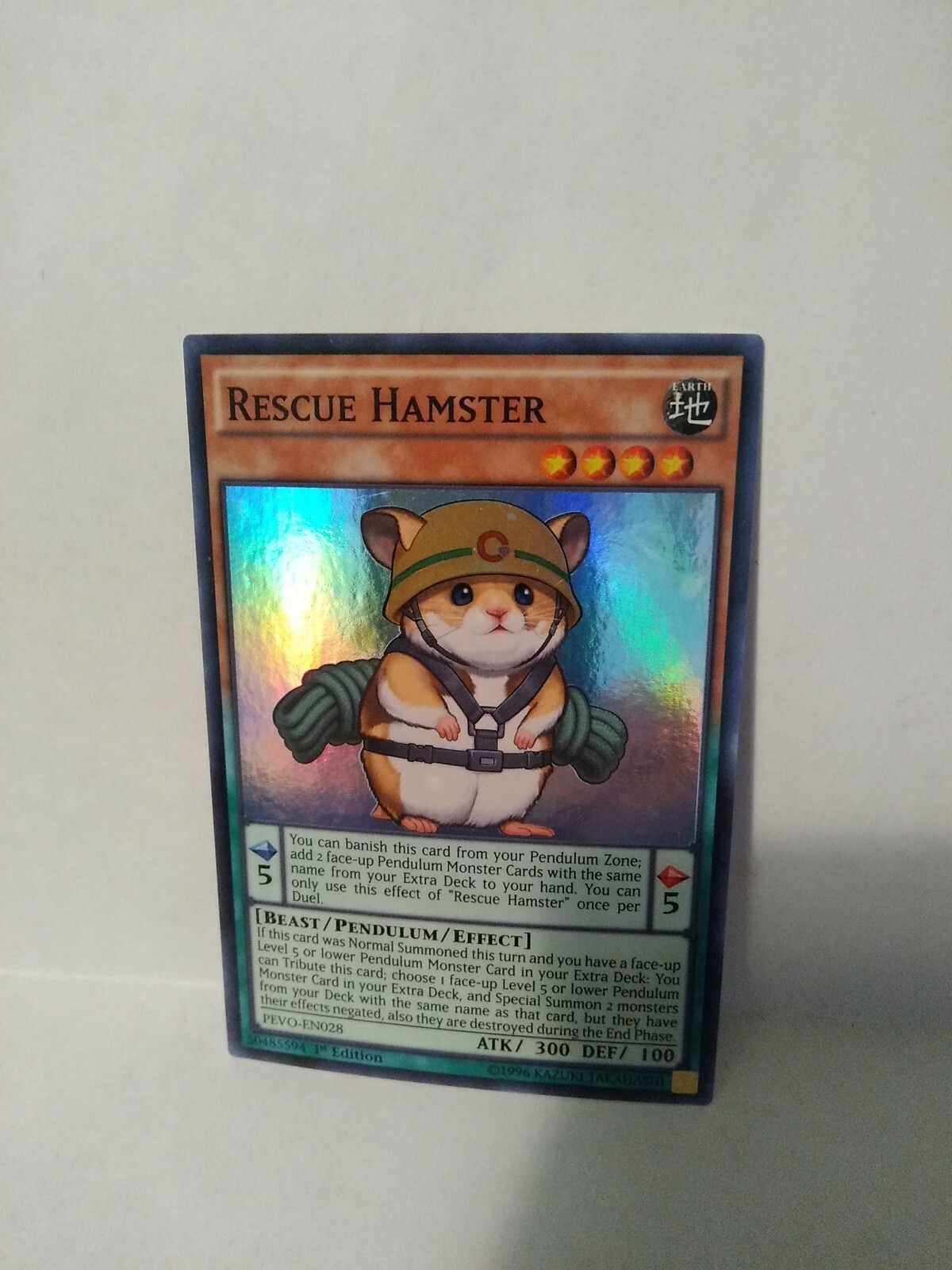 Rescue Hamster PEVO-EN028 1st Edition Pendulum Evolution Rare Card