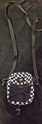 Handtaschen Unisex Vans Mn Bail Shoulder Bag Weiß-Schwarz
