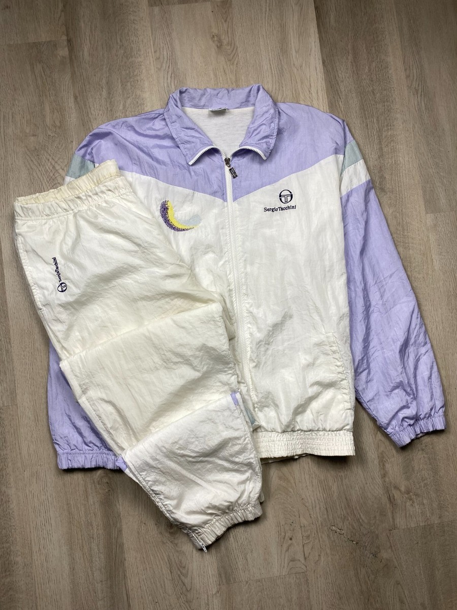 Sergio Tacchini 90s Vintage Mens Nylon Track Suit Jacket + Sergio Tacchini 90s Vintage Mens Nylon Track Suit Jacket +