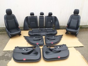 Mercedes W205 T-Modell Lederausstattung Kindersitze Sitzheizung Schwarz Satz