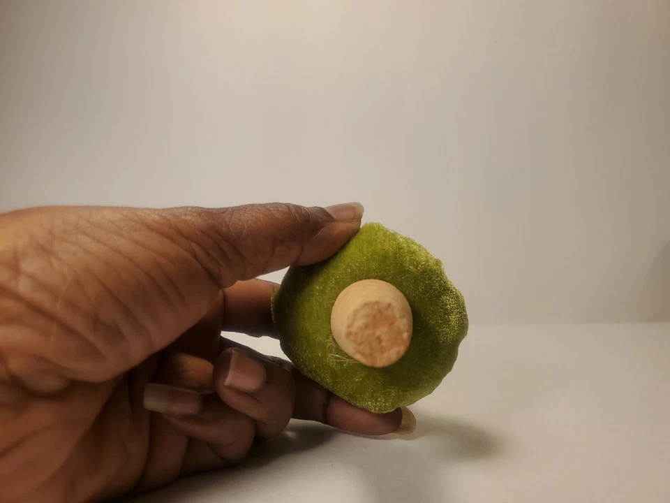 Otoño OTOÑO Acción de Gracias Terciopelo Verde Calabaza Botella de Vino Tapón Vacaciones Foto 4 de 4