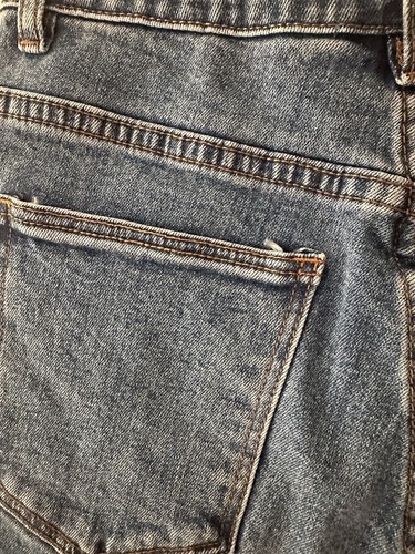 Insight Denim Blue Size 6 Roll High Shorts - Picture 5 of 7