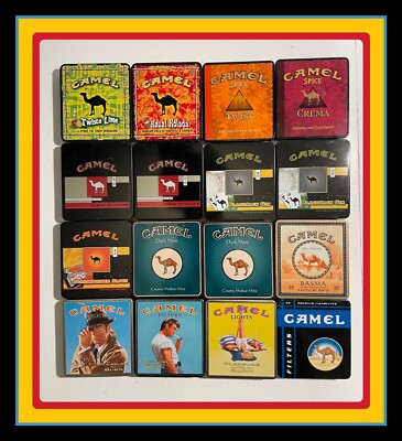 LOT of 16 Camel Vintage Exotic Blends Cigarette Collectible Tins Special  Edition
