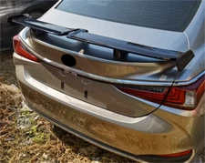 Rear Trunk Spoiler Glossy Black Universal 55'' PRO Style For Mazda 3 Sedan