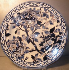 NEW Luncheon Plate Hand Painted , From GIEN/ with certificate