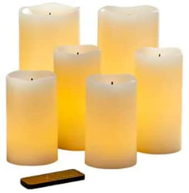 Gerson 6Piece LED Glow Wick Flameless Candle Set 37916457246 eBay