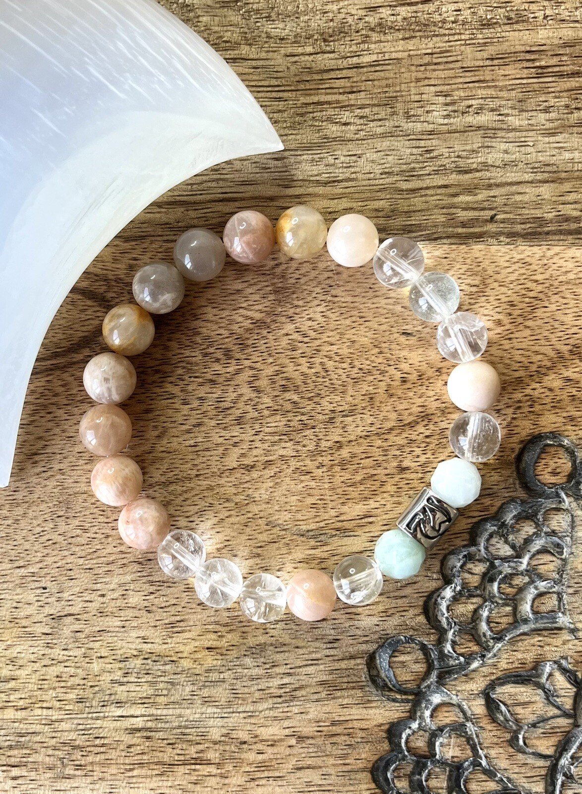 Aquarius Bracelet Crystal Zodiac Gemstone Healing Horoscope Birthstone