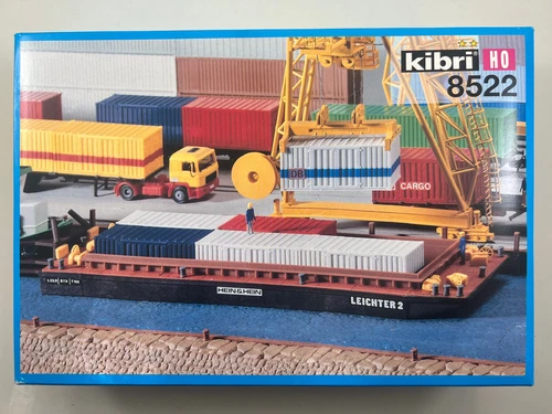 KIBRI 8522 Container Barge/Lighter "Assembly Kit, Very Rare" Ref. B006