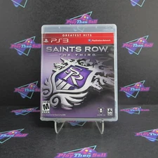 Saints Row The Third PS3 PlayStation 3 GH Complete - 1 Year Warranty EX Cond