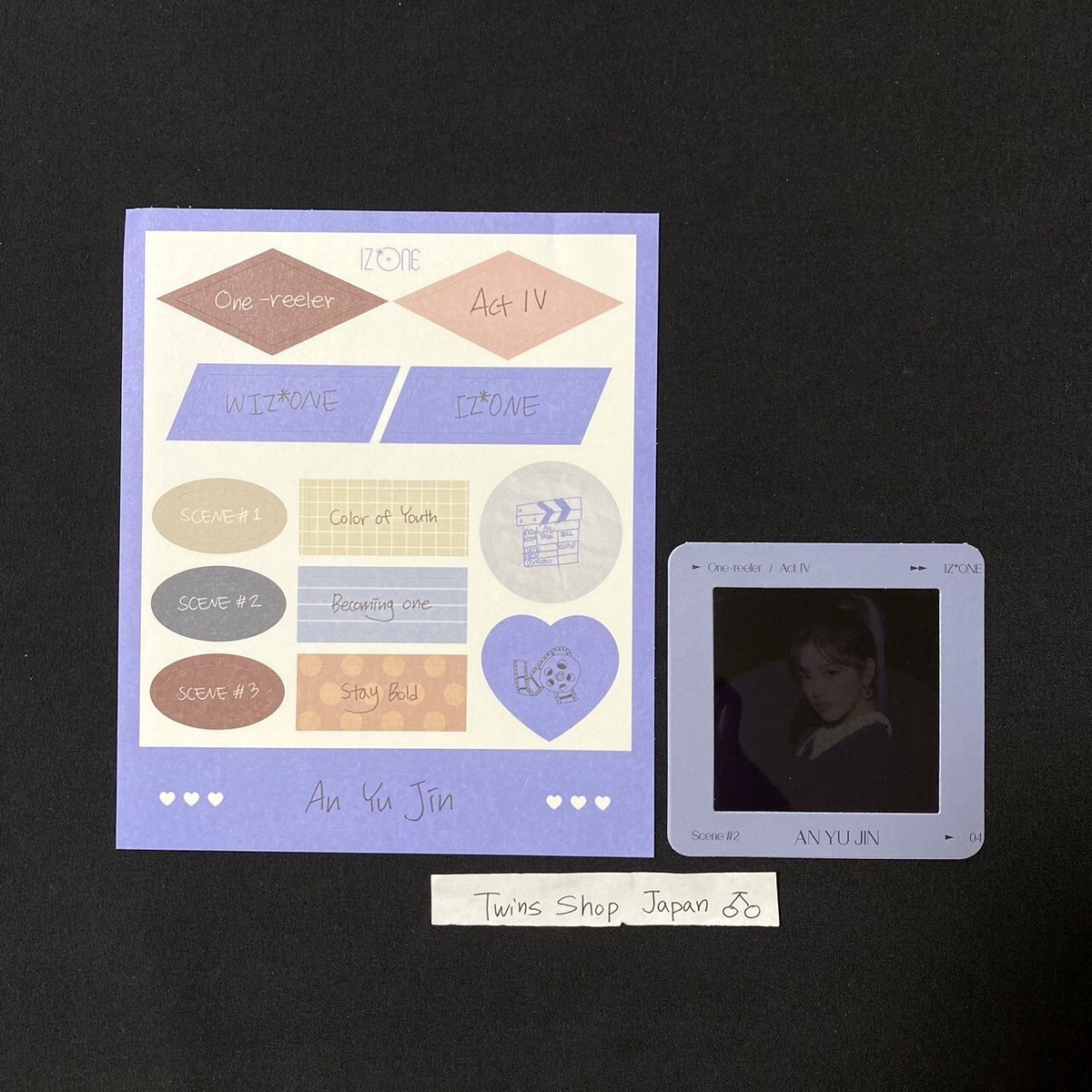 IZ*ONE One-reeler Act IV ヨントントレカ3枚 ユジン iz*one 4th mini album One-reeler Act IV An Yujin set