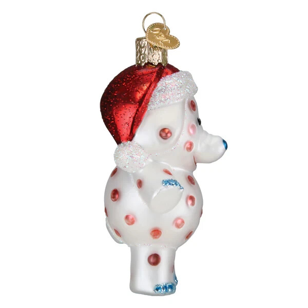Old World Christmas SPOTTED ELEPHANT (44211) Rudolph Movie Glass Ornament w/box | eBay