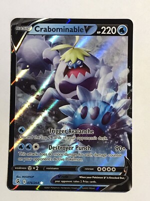 crabominable v pokemon card price [W] Trigger Avalanche Discard the top 2 cards of your opponents deck. crabominable v pokemon card price