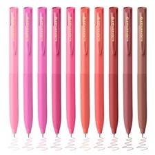 10 Pcs Assorted Color Gel Pens for Journaling 0.5 mm Fine Point Pen Set Retra...