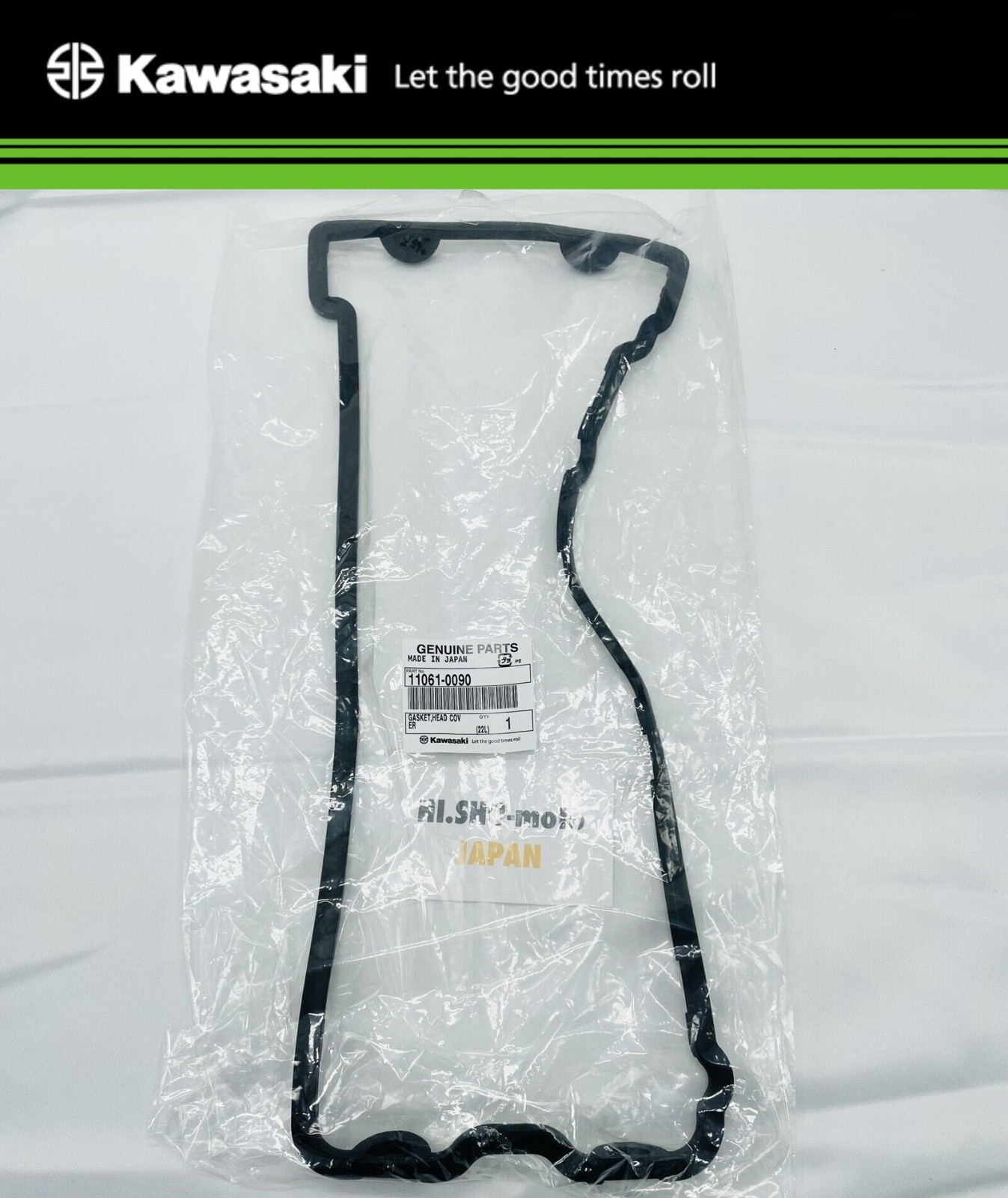 NEW GENUINE 2000 2005 KAWASAKI NINJA ZX12R HEAD COVER GASKET 11061