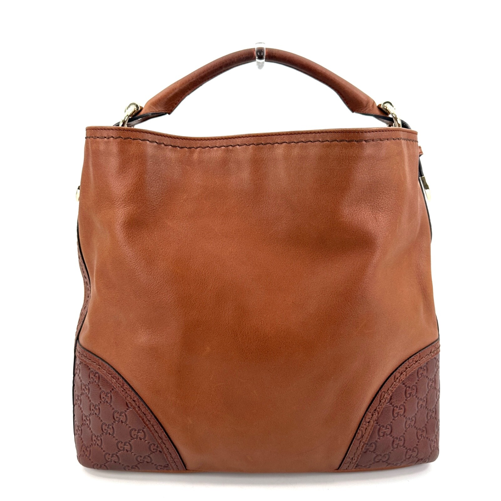 Gucci Guccissima Brown Leather Shoulder Bag 181514 002058