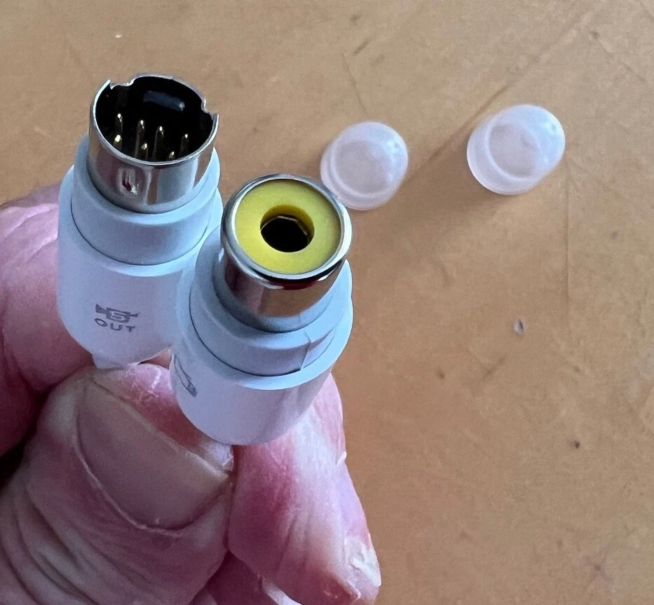 Cable adaptador de salida de TV compuesto Apple 603-2679 S-Video a RCA - Original OEM Foto 4 de 4