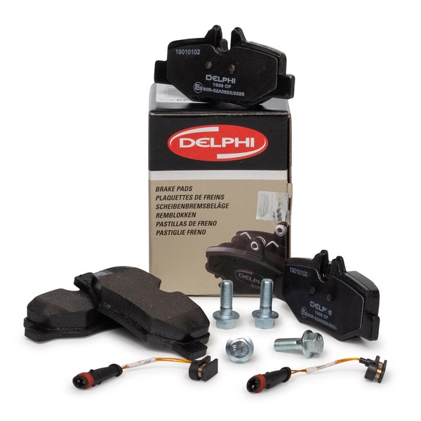 Delphi BremsbeläGe + Warnkontakt FüR Mercedes Viano Vito / Mixto W639 Hinten-image