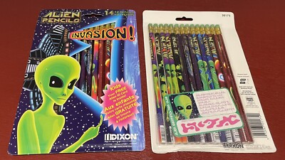 Dixon NO. 2 Alien Pencils Unsharpened- 2 packs NOS (28 pencils)