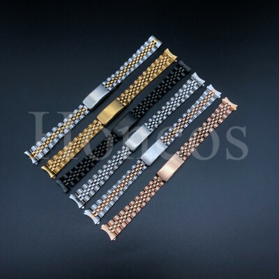 13 MM President jubilee Watch Band Bracelet Fits for Rolex Stainless US 