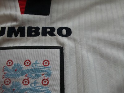 Maillot De Football Angleterre Domicile 1997-1999 - Umbro - Taille XL - Neuf