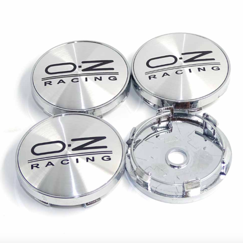 4 adesivi in silicone per coprimozzo | motivo: Street Racing | diametro: 53 mm