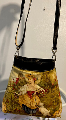 BRIGHTON JODI  Romantic & Victorian MG 2 in 1 Reversible MG 2 Way Crossbody BaG
