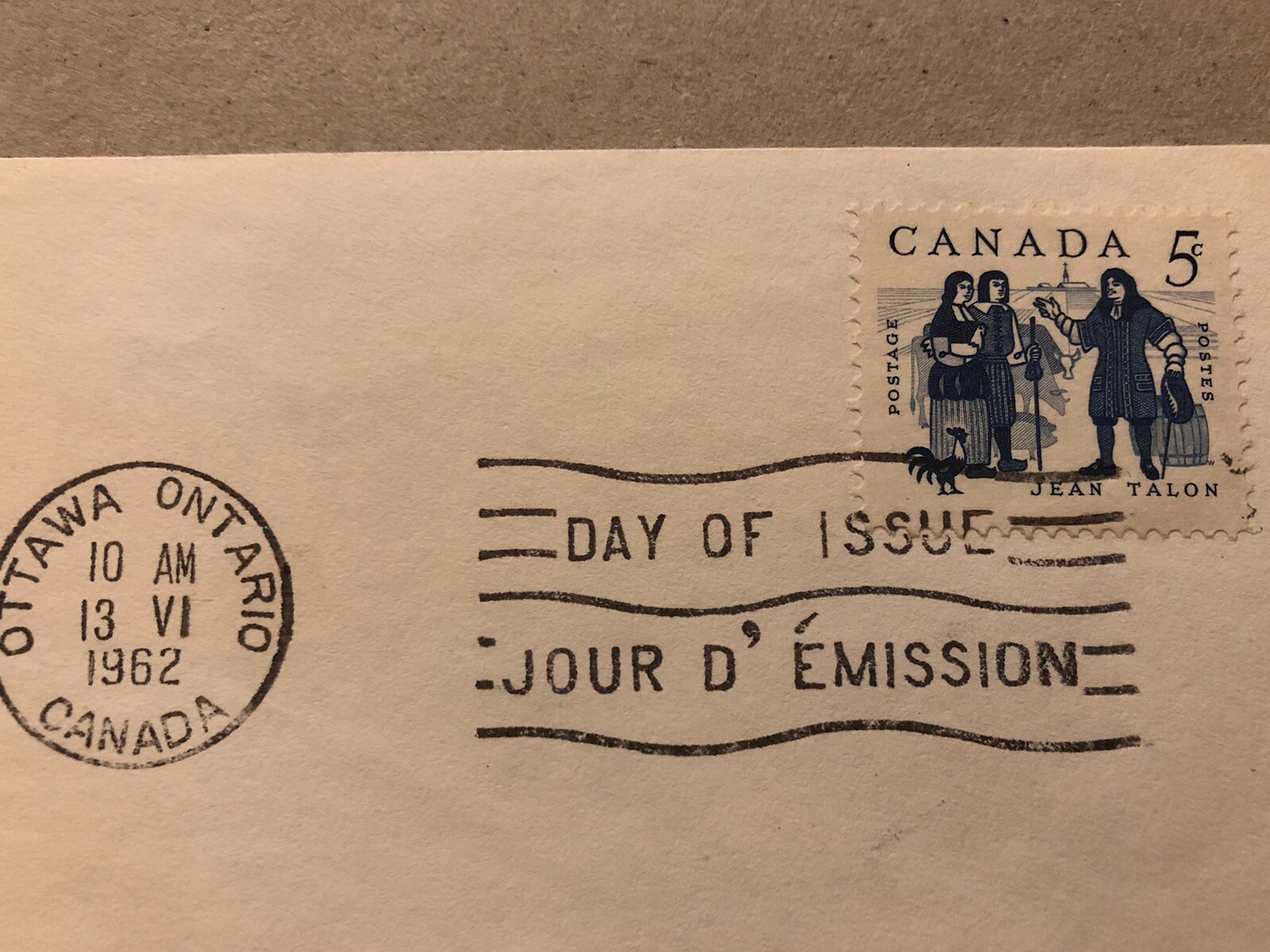 Canada FDI Cover 1962 Jean Baptiste Talon eBay