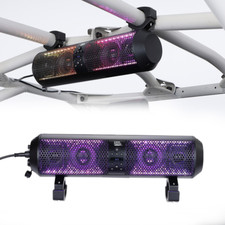 KEMIMOTO UTV Sound Bar 18 Inch SXS Speaker Bluetooth Control For Honda CForce