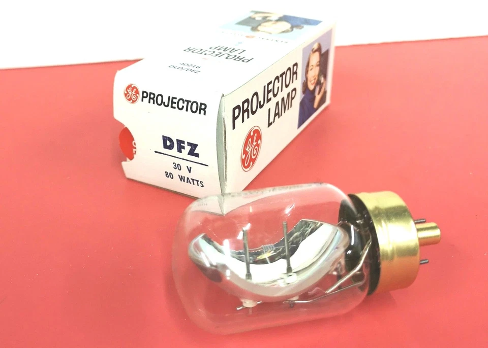 DLD DFZ 80W 30V 15-Hr Proyección Fotográfica BOMBILLA LÁMPARA Proyector NUEVO GE 40216 Foto 3 de 4