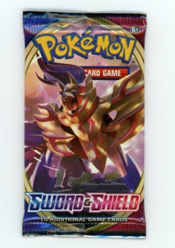 Sword and Shield Base Set Booster Pack Pokemon (Zamazenta Artwork) - Picture 1 of 1