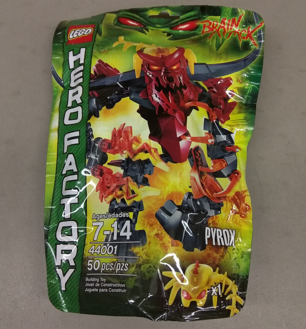 LEGO Hero Factory 44001 Pyrox NEW! Red Fire Flame Staff Yellow