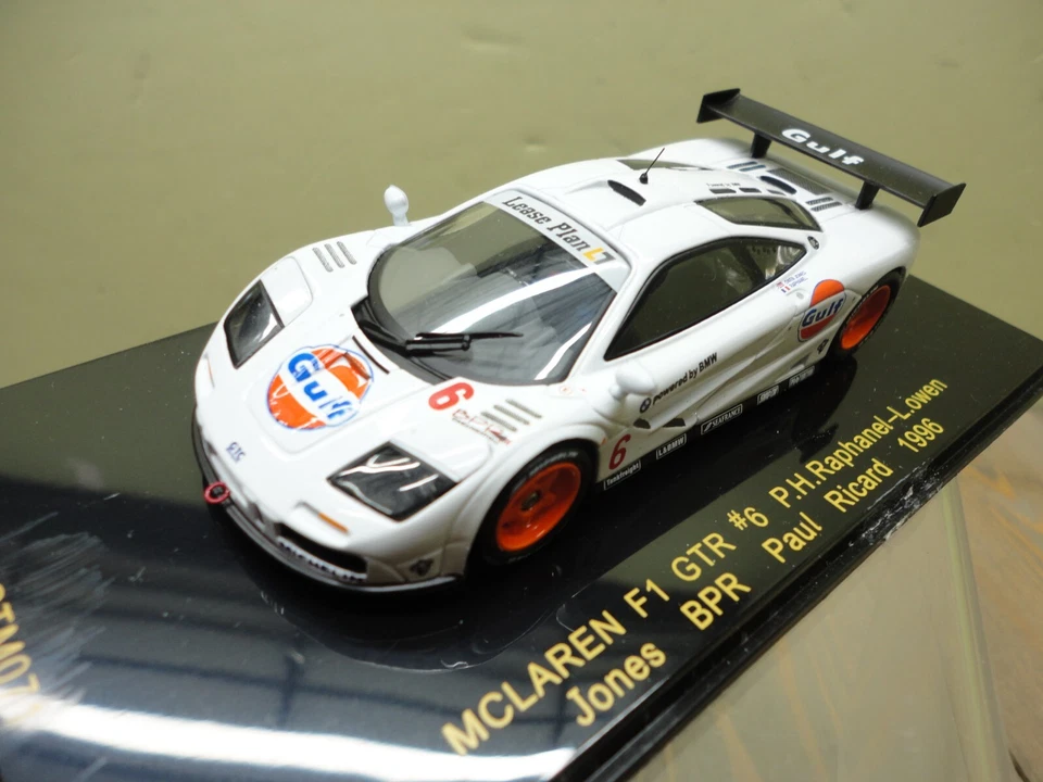 1996 McLaren F1 GTR масштаб 1/43 IXO модели гонки BPR GT серии Gulf #6 GTM071 - Изображение 3 из 4