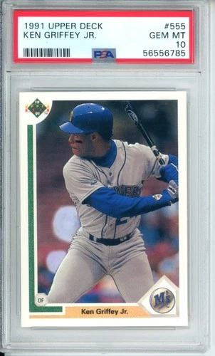 1991 Upper Deck #555 Ken Griffey Jr. Mariners HOF PSA 10 Gem MT V960