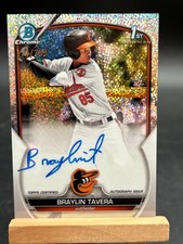 2023 Bowman Chrome Prospect Speckle Refractor /299 Braylin Tavera #CPA-BT Auto