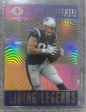 2018 Illusions Rob Gronkowski Living Legends Gold /299 Patriots HOF 🔥