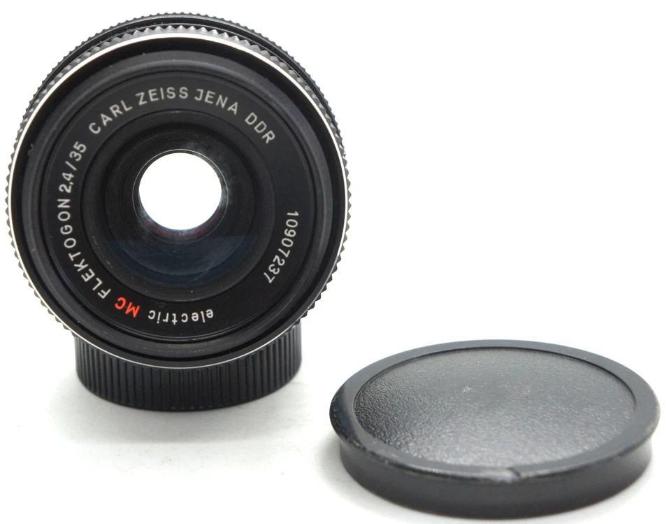 非常好! MC Carl Zeiss Jena Flektogon 镜头 2.4/35 毫米 M42 SCREW 安装 — 第 3/4 张图片
