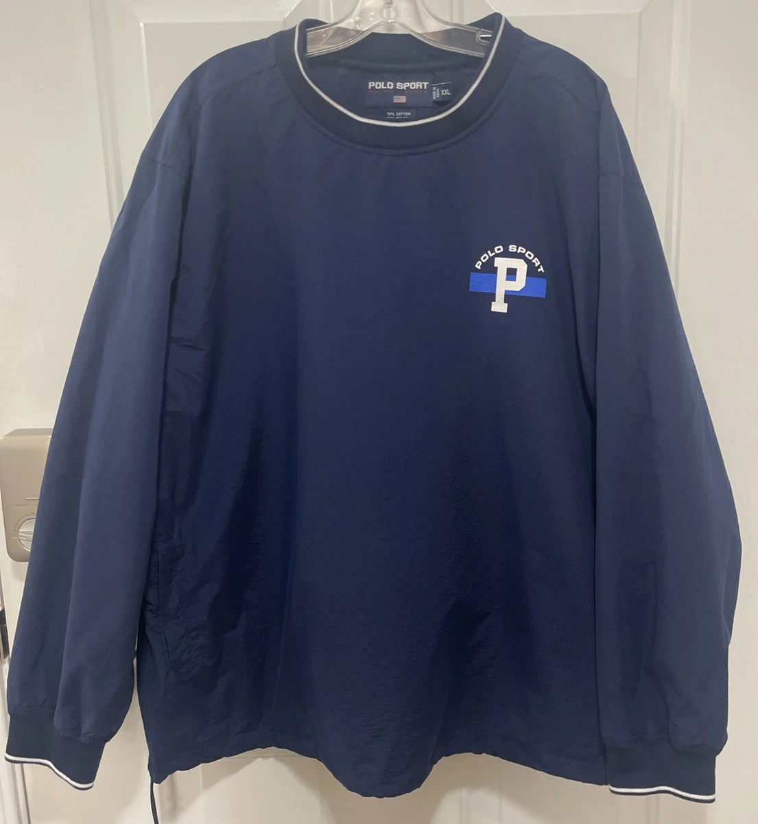 Polo Sport Blue Windbreaker Coats, Jackets & Vests for Men for