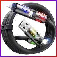 Ladekabel 4-In-1 240W 1,2M Schnellladung E-Mark FüR Iphone Macbook Galaxy