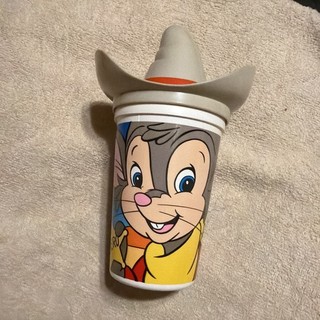 PIZZA HUT Fievel Goes West Cup w/Cowboy Hat Topper 1991 VINTAGE RETRO