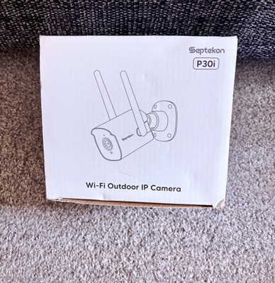 Septekon P30i Outdoor Überwachungskamera Wireless 2K Dual Antenne WiFi schwarz