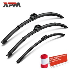 3x Scheibenwischer Wischerblatt Vorne Hinten 600/500/375 für BMW X5 E70 SUV