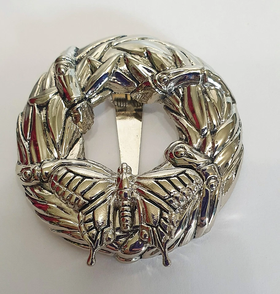 2Clips de colección John Hardy tono plata suéter/bufanda/bolso mariposa bambú/corona  Foto 3 de 4